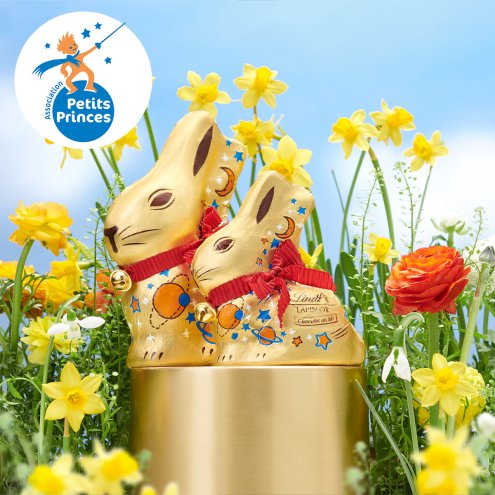 Le LAPIN OR de Lindt fait briller les yeux des enfants