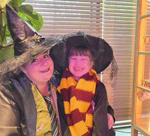 Lenna &agrave; l'exposition HARRY POTTER 