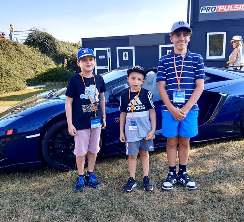 Logan, Kylian et Noah au Restrosport