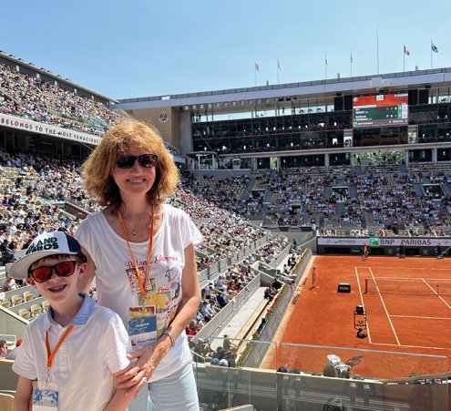 Le r&ecirc;ve d'Antonin &agrave; Roland Garros 