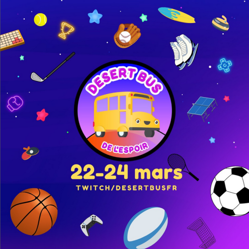 Embarquez dans le prochain Desert Bus de l'Espoir 2024!