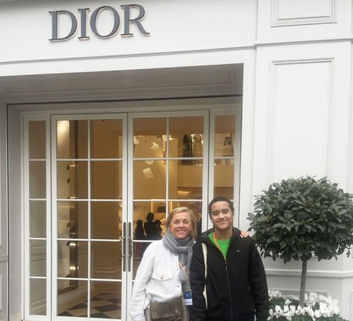 Matthias rêve chez DIOR