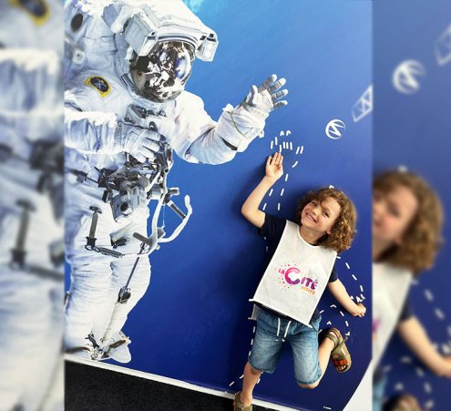 Louka r&ecirc;ve &agrave; la cit&eacute; de l'Espace 