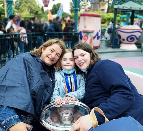 Clémence rencontre ses princesses préférées