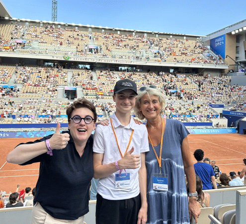 Baptiste r&ecirc;ve de tennis olympique 