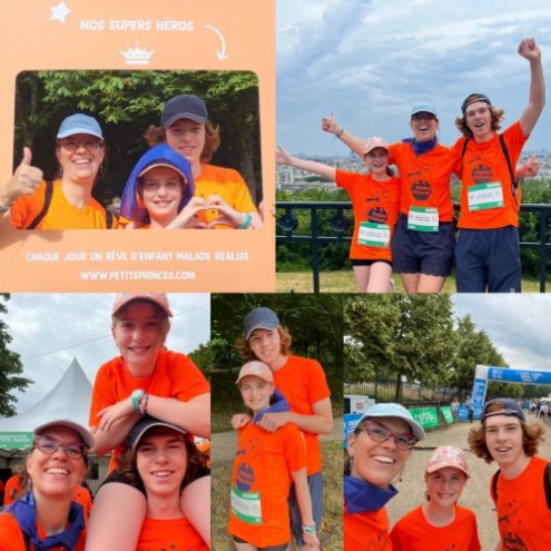 Emily participe &agrave; la Course des H&eacute;ros 