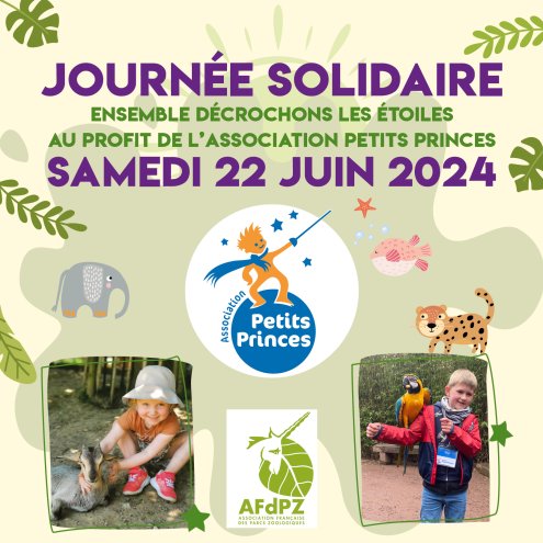Solidarit&eacute; &agrave; l'entr&eacute;e des parcs AFdPZ participants