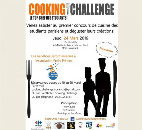 "Cooking Challenge" : Fourchettes et couteaux au service des petits princes !