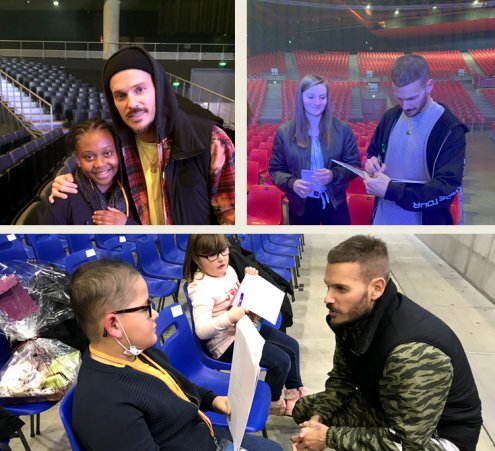 Un moment privilégié avec M Pokora