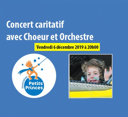 Choeur Arsis vous invite &agrave; un concert caritatif au profit de l'Association Petits Princes