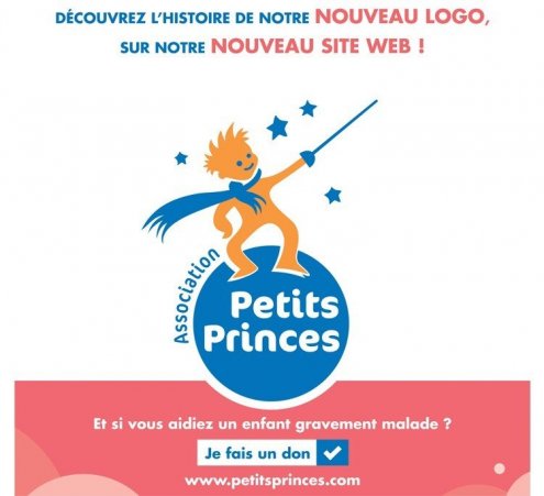 Nouveau logo et nouveau site web de l'Association Petits Princes