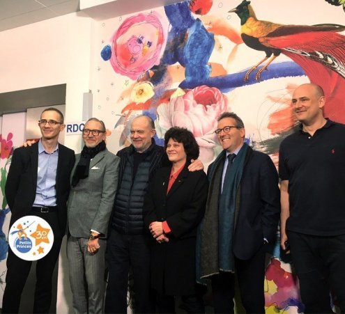 Une œuvre collective entre Christian Lacroix et des enfants de l’hôpital Trousseau