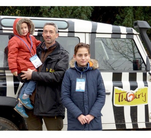 Visite VIP pour deux petits princes au parc zoologique de Thoiry