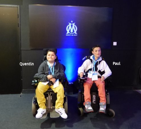 Une rencontre avec l'OM pour deux enfants malades