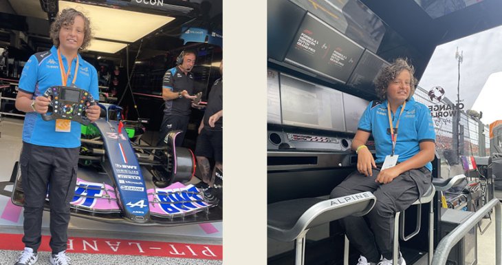 Amaury r&ecirc;ve de F1