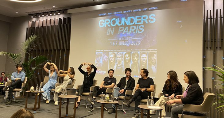 Anne Laure &agrave; la convention "The 100"