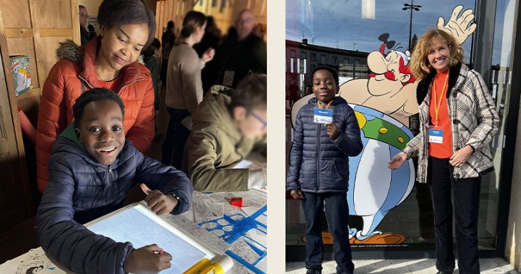 Benjamin r&ecirc;ve au Festival de la BD 