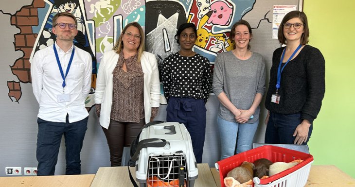 Des animaux s&rsquo;invitent au CHI Cr&eacute;teil