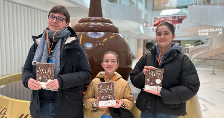 Des passionnés de pâtisserie au Lindt Home of Chocolate
