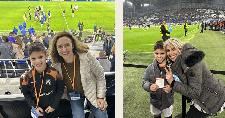 Giulian est un grand fan de l'OM