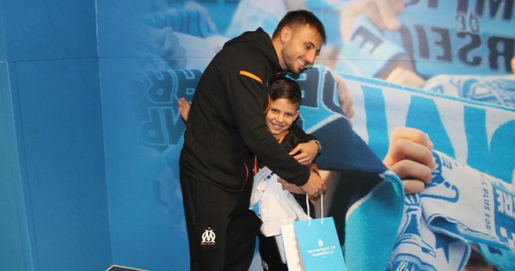 Giulian est un grand fan de l'OM
