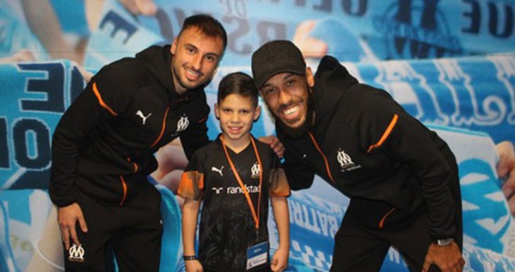 Giulian est un grand fan de l'OM