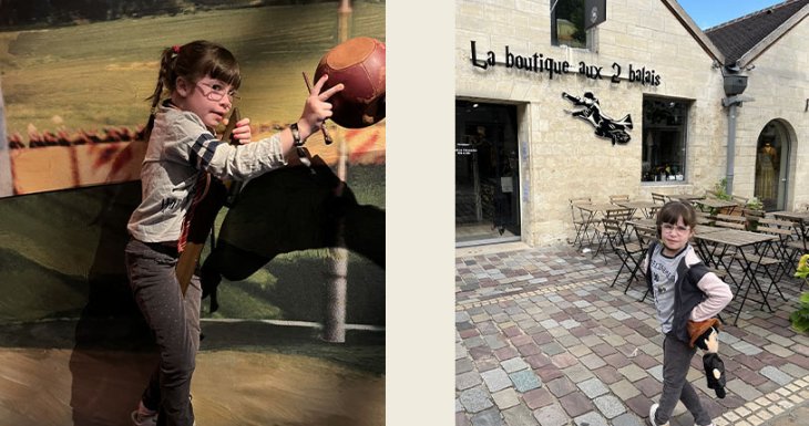 Lenna &agrave; l'exposition HARRY POTTER 
