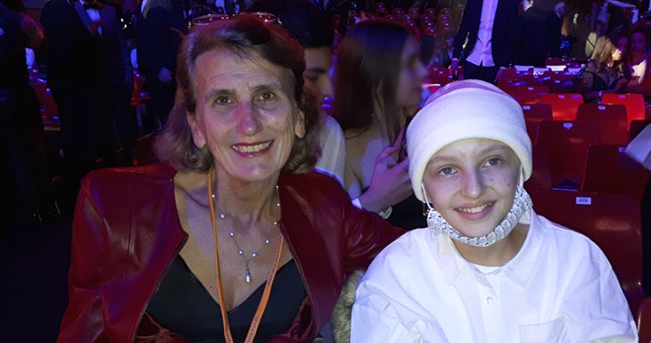 Naëlle assiste à l'élection de Miss France 2024