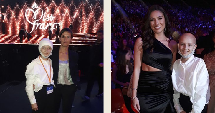 Naëlle assiste à l'élection de Miss France 2024