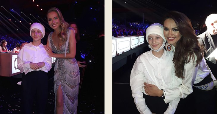 Naëlle assiste à l'élection de Miss France 2024