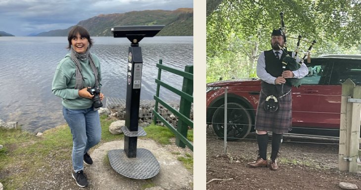 Noa d&eacute;couvre les paysages d'Harry potter 
