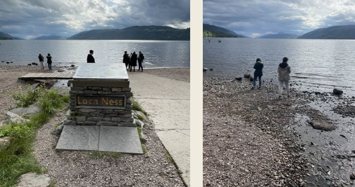 Noa d&eacute;couvre les paysages d'Harry potter 