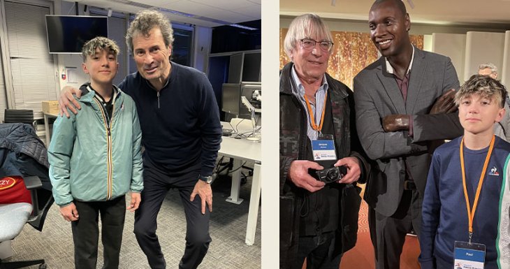 Paul rêve de devenir commentateur sportif