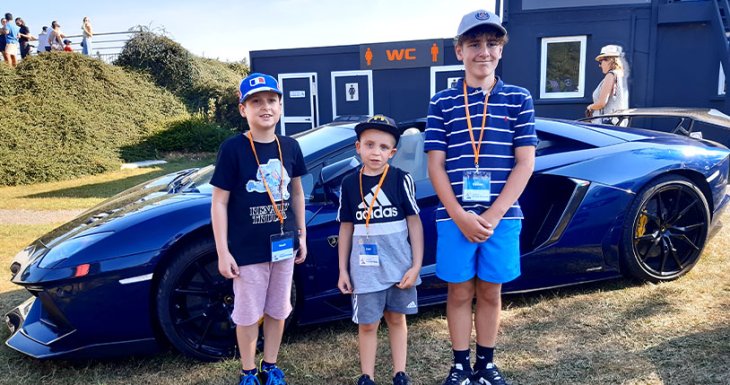Logan, Kylian et Noah au Restrosport