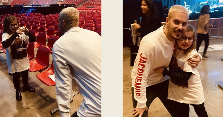 Elena rencontre M. Pokora