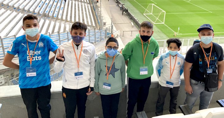 "Match des H&eacute;ros" au stade Orange V&eacute;lodrome de Marseille