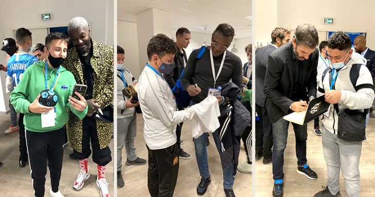 "Match des H&eacute;ros" au stade Orange V&eacute;lodrome de Marseille