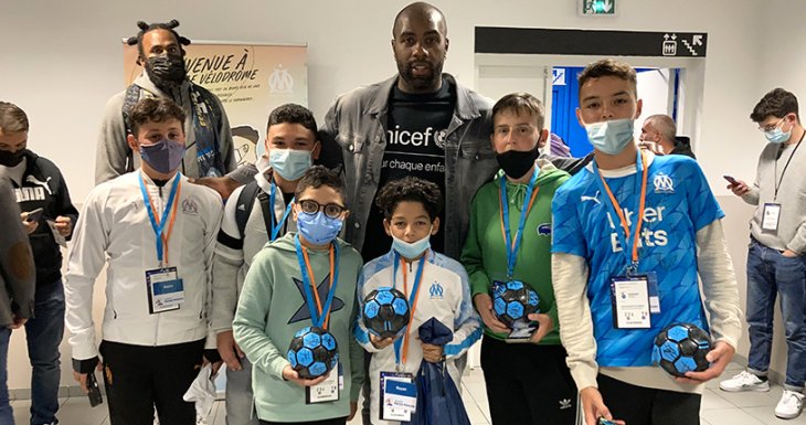 "Match des H&eacute;ros" au stade Orange V&eacute;lodrome de Marseille