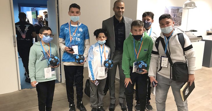 "Match des H&eacute;ros" au stade Orange V&eacute;lodrome de Marseille