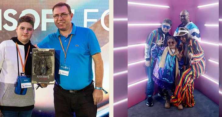 Mathis participe &agrave; l'&eacute;v&egrave;nement UBISOFT