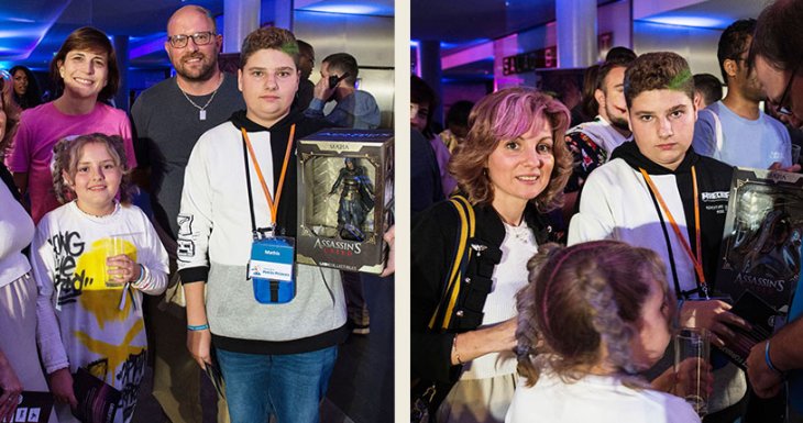 Mathis participe &agrave; l'&eacute;v&egrave;nement UBISOFT
