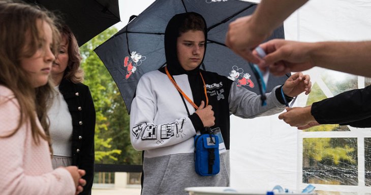 Mathis participe &agrave; l'&eacute;v&egrave;nement UBISOFT