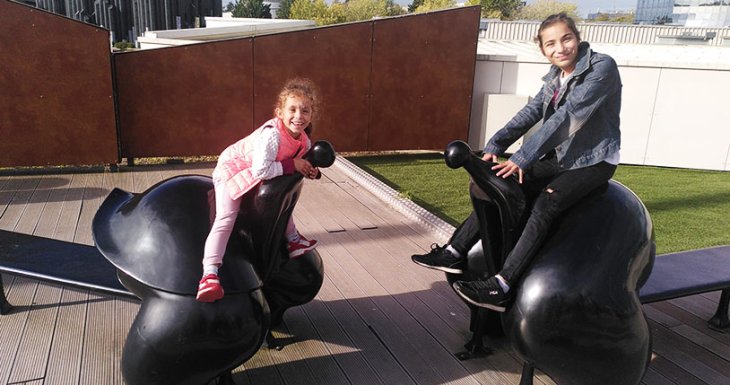 Séjour au Futuroscope pour des enfants de l'hôpital Necker