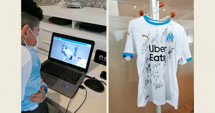 Rencontre virtuelle &agrave; l'Olympique de Marseille