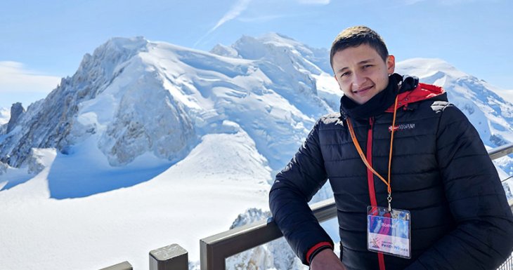 Roman découvre le Mont Blanc
