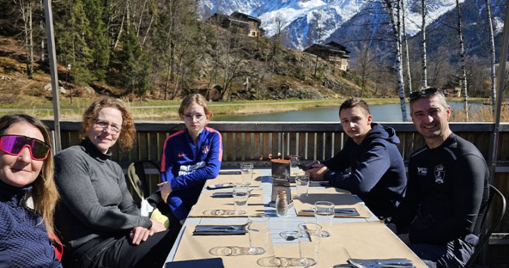 Roman découvre le Mont Blanc