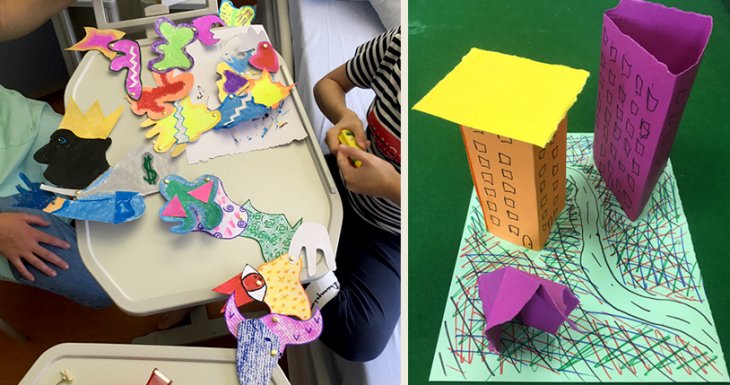 Ateliers d&rsquo;expression plastique au CHU de Limoges