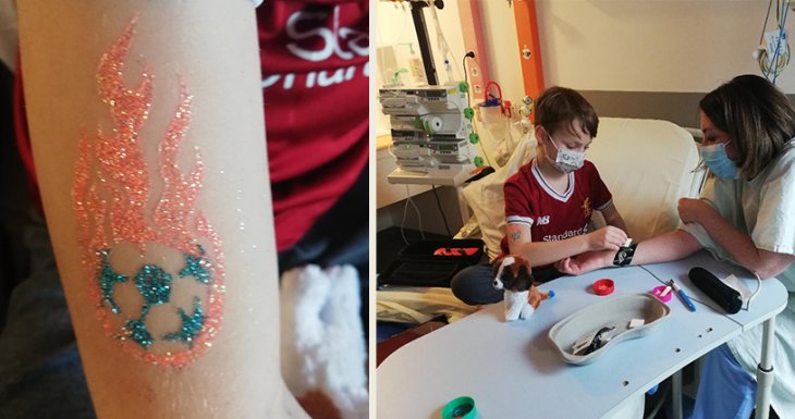 Un atelier tatouages et paillettes à Necker