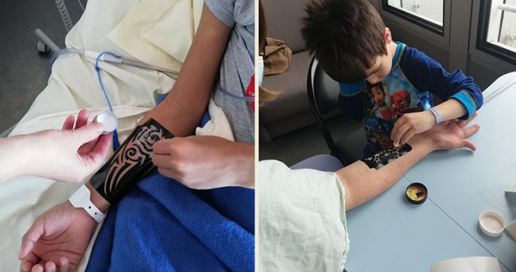 Un atelier tatouages et paillettes à Necker
