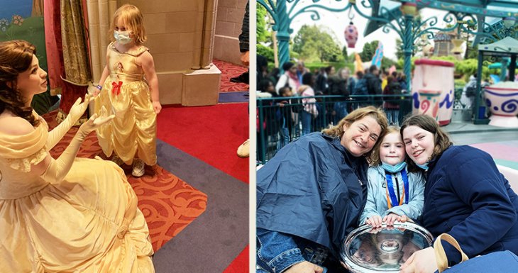Clémence rencontre ses princesses préférées